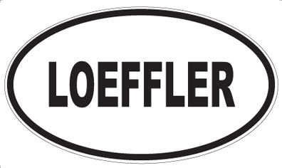 LOEFFLER - Oval Magnet