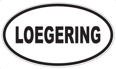 LOEGERING - Oval Sticker