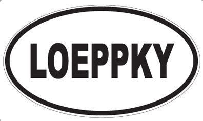 LOEPPKY - Oval Magnet