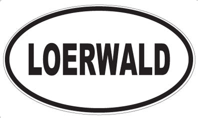 LOERWALD - Oval Magnet