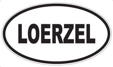 LOERZEL - Oval Magnet