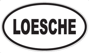 LOESCHE - Oval Sticker