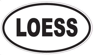 LOESS - Oval Magnet