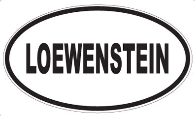 LOEWENSTEIN - Oval Magnet