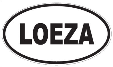 LOEZA - Oval Sticker