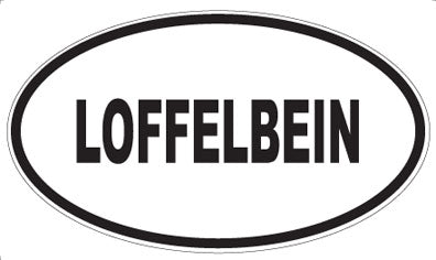 LOFFELBEIN - Oval Sticker
