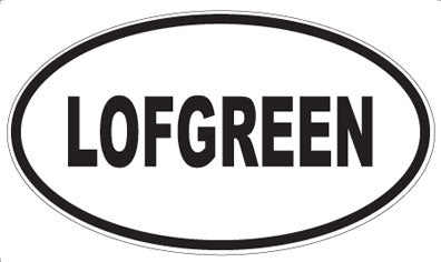 LOFGREEN - Oval Magnet