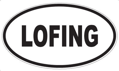 LOFING - Oval Magnet