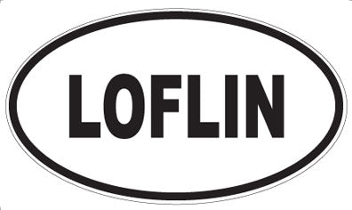 LOFLIN - Oval Magnet