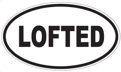 LOFTED - Oval Sticker