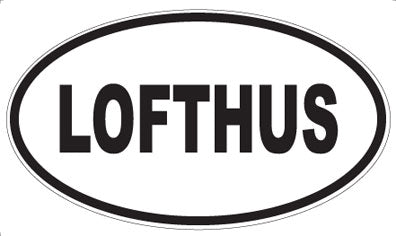 LOFTHUS - Oval Magnet
