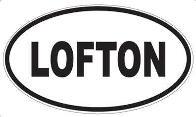 LOFTON - Oval Magnet