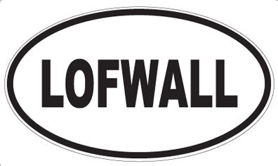 LOFWALL - Oval Sticker