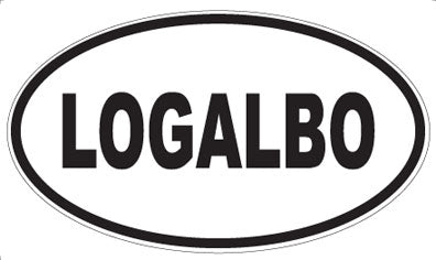 LOGALBO - Oval Magnet