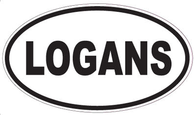LOGANS - Oval Sticker