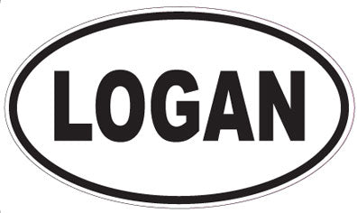 LOGAN - Oval Magnet