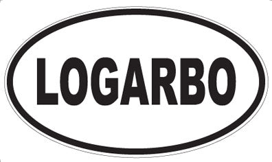 LOGARBO - Oval Magnet