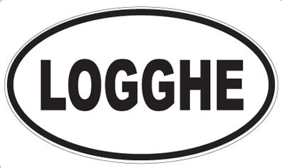 LOGGHE - Oval Magnet