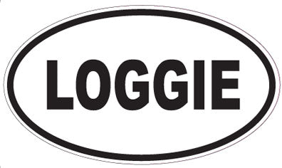 LOGGIE - Oval Sticker