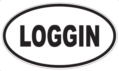 LOGGIN - Oval Sticker