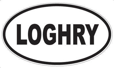 LOGHRY - Oval Magnet