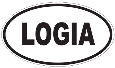 LOGIA - Oval Sticker