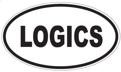 LOGICS - Oval Sticker
