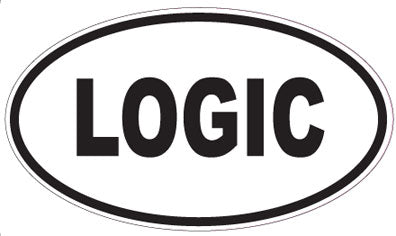 LOGIC - Oval Magnet