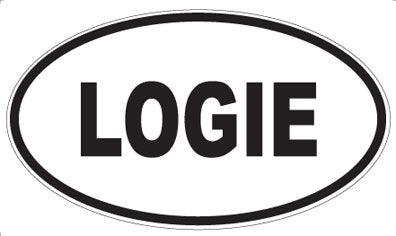 LOGIE - Oval Sticker