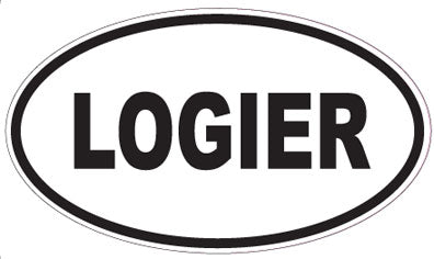 LOGIER - Oval Sticker