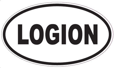 LOGION - Oval Sticker