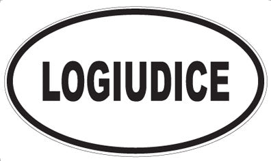 LOGIUDICE - Oval Sticker
