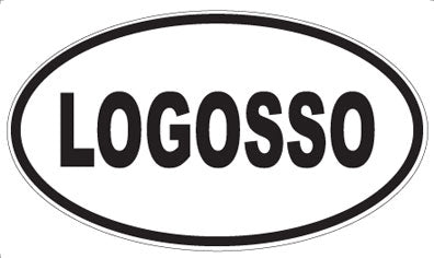 LOGOSSO - Oval Magnet