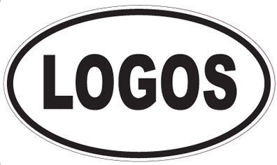 LOGOS - Oval Magnet