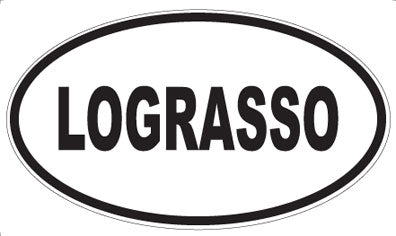 LOGRASSO - Oval Sticker