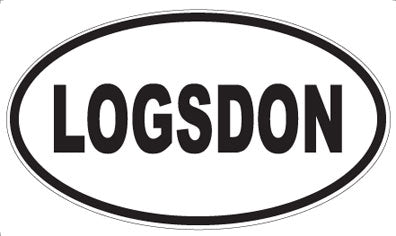 LOGSDON - Oval Sticker