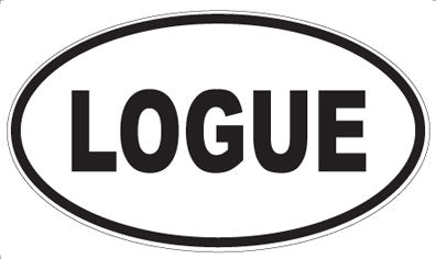 LOGUE - Oval Sticker