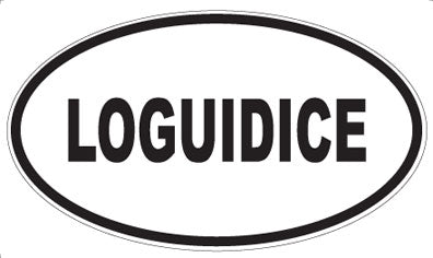 LOGUIDICE - Oval Magnet