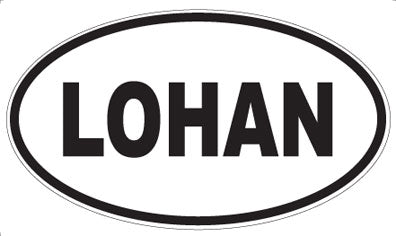 LOHAN - Oval Sticker
