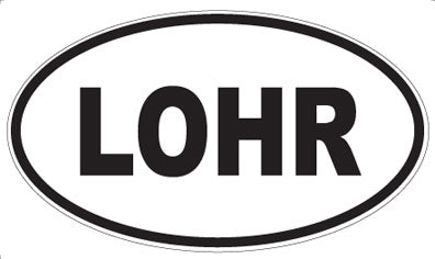 LOHR - Oval Sticker
