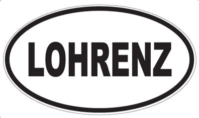 LOHRENZ - Oval Magnet