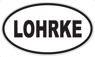 LOHRKE - Oval Magnet