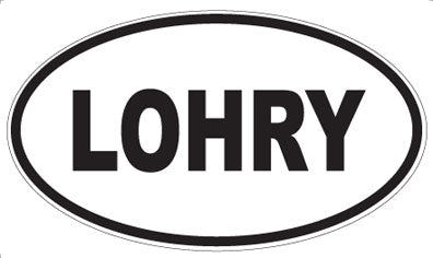 LOHRY - Oval Magnet