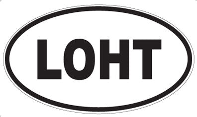 LOHT - Oval Sticker