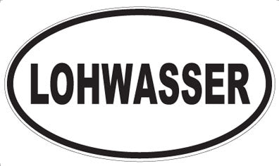 LOHWASSER - Oval Magnet