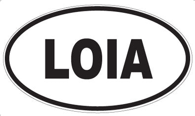 LOIA - Oval Magnet
