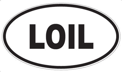 LOIL - Oval Magnet