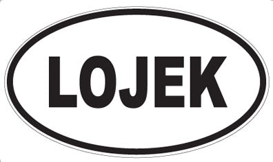 LOJEK - Oval Magnet