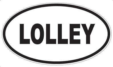 LOLLEY - Oval Magnet