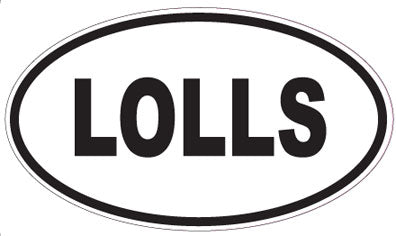 LOLLS - Oval Magnet